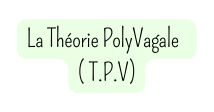 La Théorie PolyVagale T P V